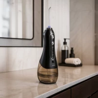 Soulima 25397 Bezdrátová ústní sprcha - irigátor, 8 nástavců, 2500 mAh, černá
