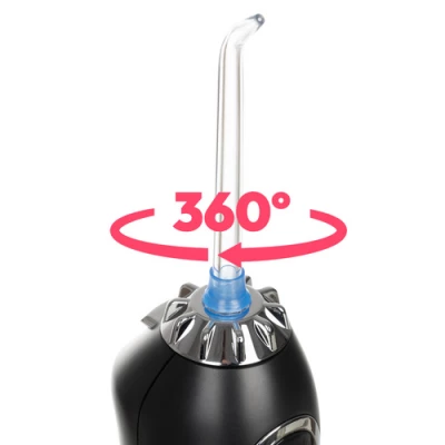Soulima 25397 Bezdrátová ústní sprcha - irigátor, 8 nástavců, 2500 mAh, černá