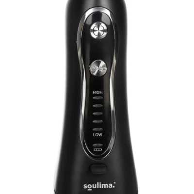 Soulima 25397 Bezdrátová ústní sprcha - irigátor, 8 nástavců, 2500 mAh, černá