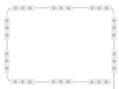 Verk 27515 LED zrkadlový pás USB, stmievateľný, 10 LED diód