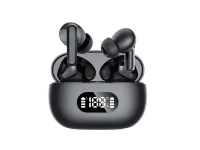 Verk 06355 Bezdrátová sluchátka F05 Bluetooth - Powerbanka 400 mAh, černé