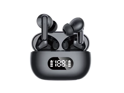 Verk 06355 Bezdrátová sluchátka F05 Bluetooth - Powerbanka 400 mAh, černé