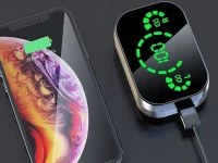 Verk 06356 Bezdrôtové slúchadlá Bluetooth 5.4 - Powerbank 500 mAh, čierna