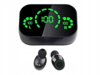 Verk 06356 Bezdrôtové slúchadlá Bluetooth 5.4 - Powerbank 500 mAh, čierna