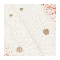 eCa TP14BR Dámská plážová taška Ombre 45 x 40 x 14 cm, bílo-hnědá