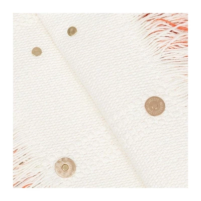 eCa TP14BR Dámská plážová taška Ombre 45 x 40 x 14 cm, bílo-hnědá