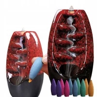 Verk 27420 Keramická aromalampa kouřový vodopád, červená