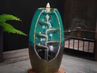 Verk 27420 Keramická aromalampa kouřový vodopád, modrá