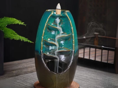 Verk 27420 Keramická aromalampa kouřový vodopád, modrá