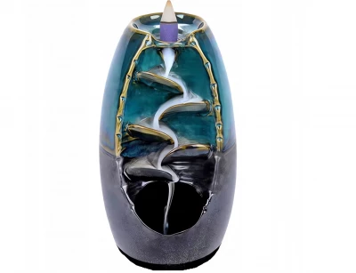 Verk 27420 Keramická aromalampa kouřový vodopád, modrá