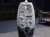 Verk 27420 Keramická aromalampa kouřový vodopád, šedá