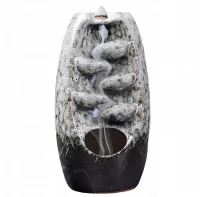 Verk 27420 Keramická aromalampa kouřový vodopád, šedá