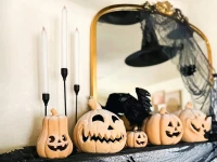 Verk 27581 Sada svietnikov Glamour, 3 ks čierna