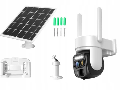 Verk 06361 Bezdrátová kamera se solárním napájením WiFi 2,4 GHz / 5 GHz, IP66