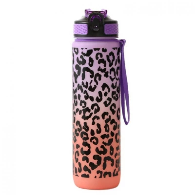 eCa BD43WZ2 Sportovní láhev na vodu 1000 ml, oranžovo-fialová