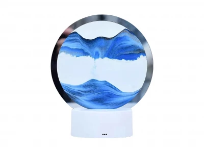 Verk 12383 Pohyblivý obraz s dynamickým 3D pískem, modrý