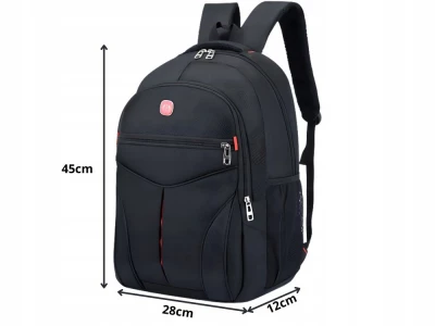 Verk 14607 Cestovní batoh UNI 45 x 28 x 12 cm, černý