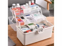Verk 27553 Organizér na léky 20 x 13 x 9,5 cm, bílý