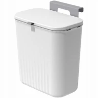 Verk 27571 Závěsný odpadkový koš s víkem 9L, bílý