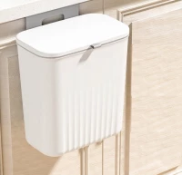 Verk 27571 Závěsný odpadkový koš s víkem 9L, bílý