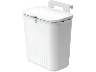 Verk 27571 Závesný odpadkový kôš s vekom 9 l, biely