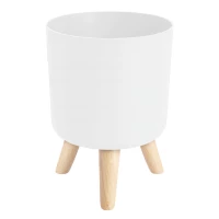 Verk 27579 Květináč s nožičkami, průměr 20,5 cm, bílý
