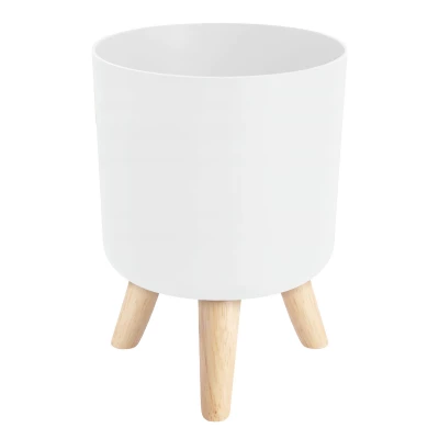 Verk 27579 Květináč s nožičkami, průměr 20,5 cm, bílý