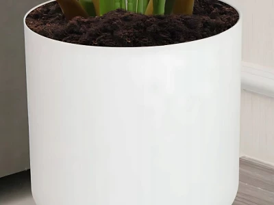 Verk 27579 Květináč s nožičkami, průměr 20,5 cm, bílý