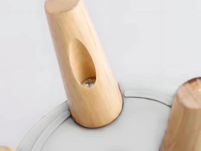 Verk 27579 Květináč s nožičkami, průměr 20,5 cm, bílý