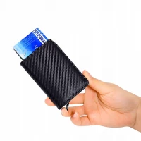 Verk 27584 Vyskakovací peněženka RFID proti krádeži, černá