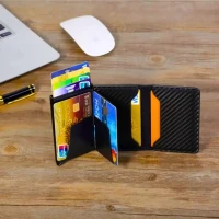 Verk 27584 Vyskakovací peněženka RFID proti krádeži, černá