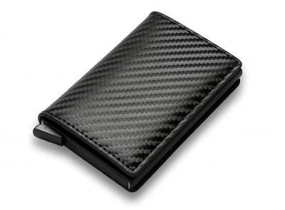 Verk 27584 Vyskakovací peněženka RFID proti krádeži, černá