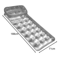 INTEX 58894 Nafukovací matrac na ležadlo 188 x 71 cm, strieborný