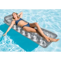 INTEX 58894 Nafukovací matrac na ležadlo 188 x 71 cm, strieborný