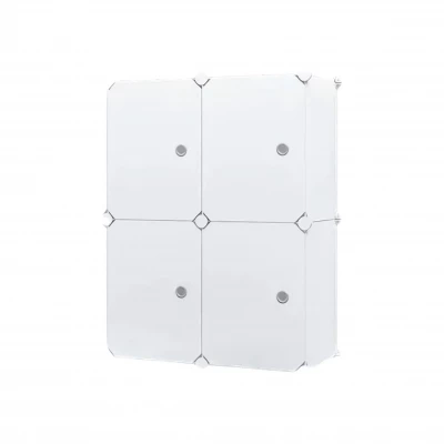 Hogler 3401 Variabilní regálový systém 8 polic 128 x 42 x 32 cm, bílý