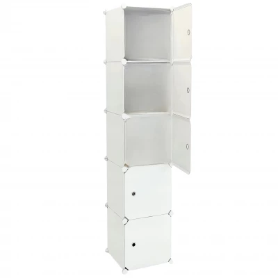 Hogler 3402 Variabilní regálový systém 5 polic 175 x 37 x 47 cm, bílý