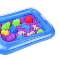 Foxter 3100 Magický tekutý písek 3000g + 18x formičky + pískoviště