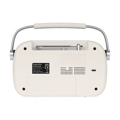 Kruger&Matz KM0826 Přenosné rádio AM/FM, Bluetooth, béžová