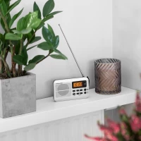 Kruger&Matz KM0819 Přenosné kapesní mini rádio AM/FM, stříbrná