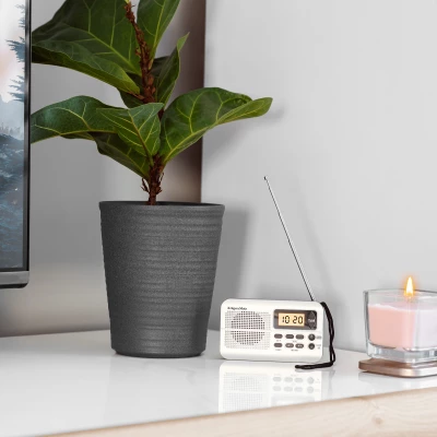 Kruger&Matz KM0819 Přenosné kapesní mini rádio AM/FM, stříbrná