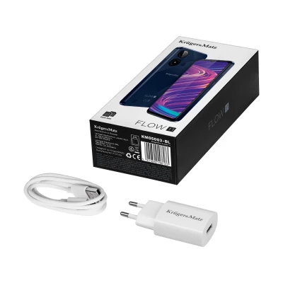 Kruger&Matz Smartphone FLOW 11, 6,56",RAM 4 GB, 64 GB, černá