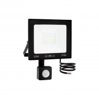 LedLight 2718 Halogenový LED reflektor, IP66, studená bílá, 30W s pohybovým senzorem