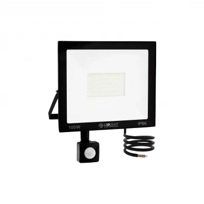 LedLight 2720 Halogenový LED reflektor, IP66, studená bílá, 100W s pohybovým senzorem