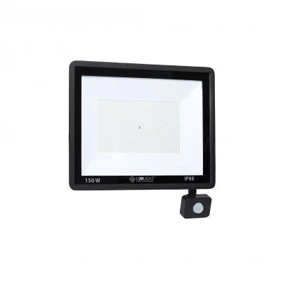 LedLight 2721 Halogenový LED reflektor, IP66, studená bílá, 150W s pohybovým senzorem