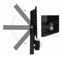 LedLight 2722 Halogenový LED reflektor, IP66, studená bílá, 200W s pohybovým senzorem