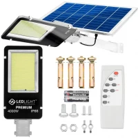 LedLight 3268 Solárne pouličné osvetlenie LED COB, IP66, 4000 W