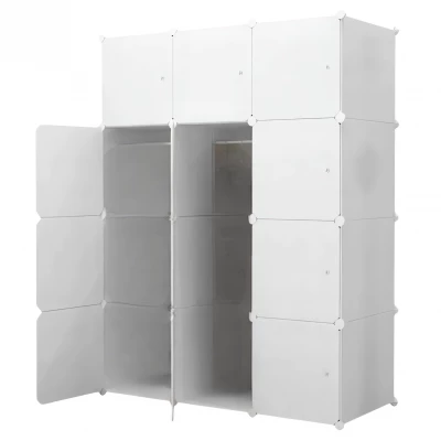 Hogler 3414 Variabilní regálový systém 12 modulů, 145 x 110 x 47 cm, bílá