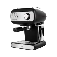 Teesa TSA4009 AROMA 400 pákový kávovar, 850 W, 15 barov, 1,2 l, čierno-strieborný