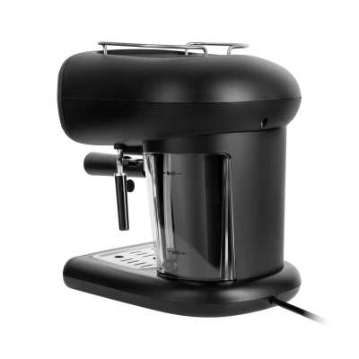 Teesa TSA4009 AROMA 400 pákový kávovar, 850 W, 15 barov, 1,2 l, čierno-strieborný