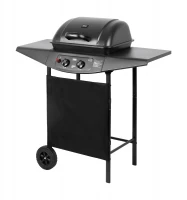 Teesa TSA0080 Plynový gril 2000, 2 horáky, 5 kW, čierny